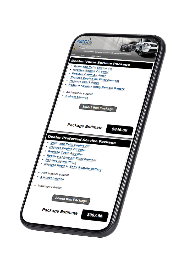 Mobile-view MOD on mobile device